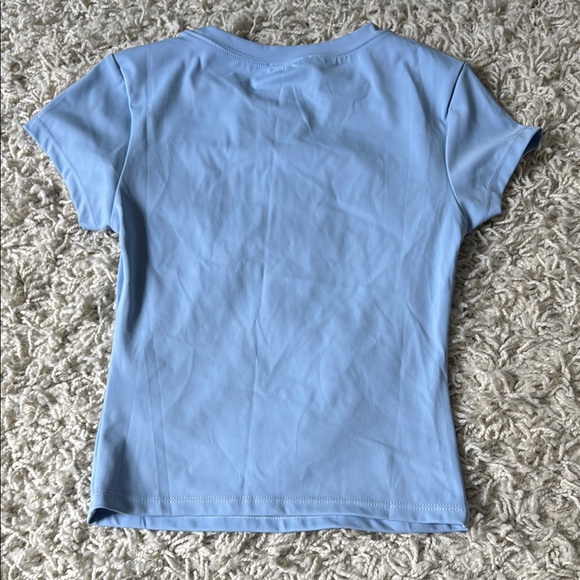 White Fox Blue Graphic Tee - Picture 3 of 5